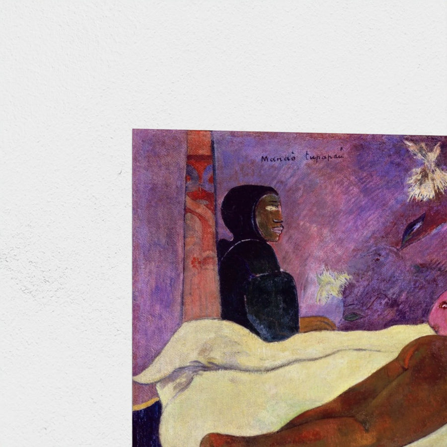 Spirit of the Dead Watching — unframed, corner detail