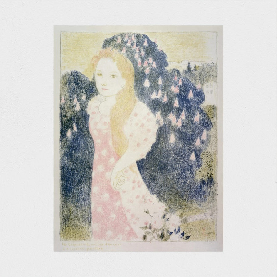 The Twilight Has a Softness of Old Paint — unframed, front