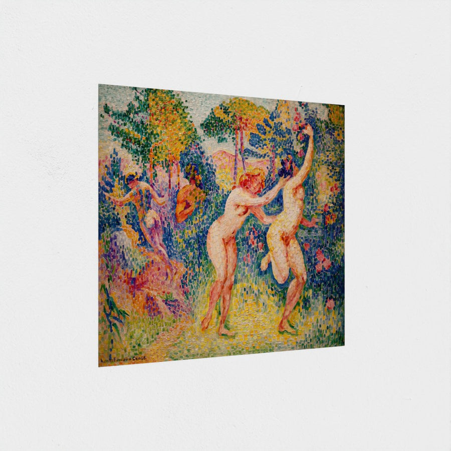 The Flight of the Nymphs (La Fuite des nymphes) — unframed, at an angle