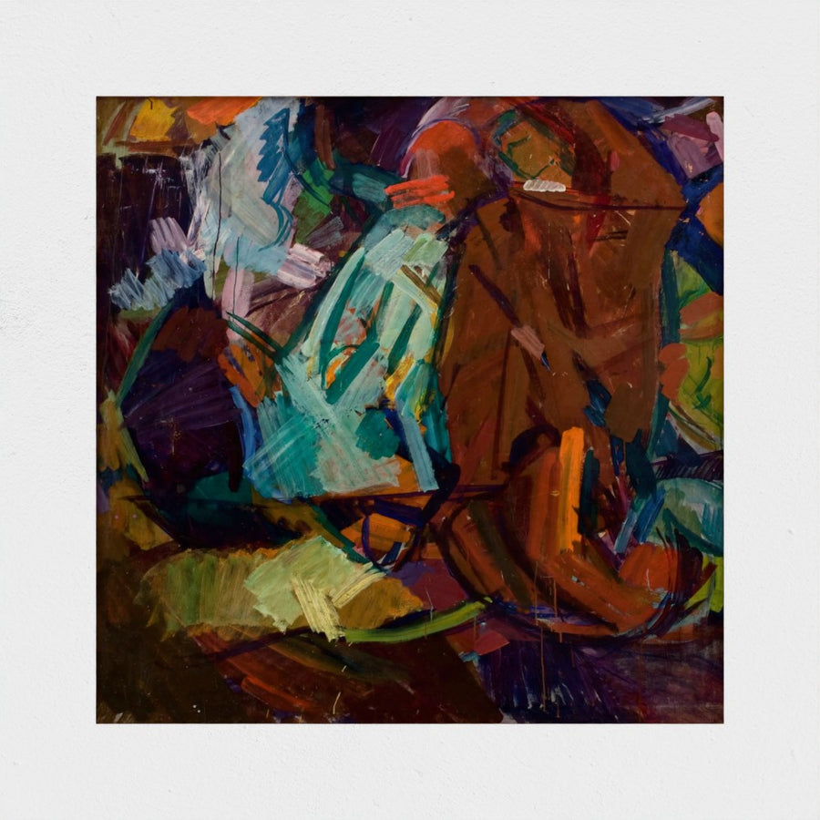 Sketch after Delacroix’s "Dante and Virgil" — unframed, front