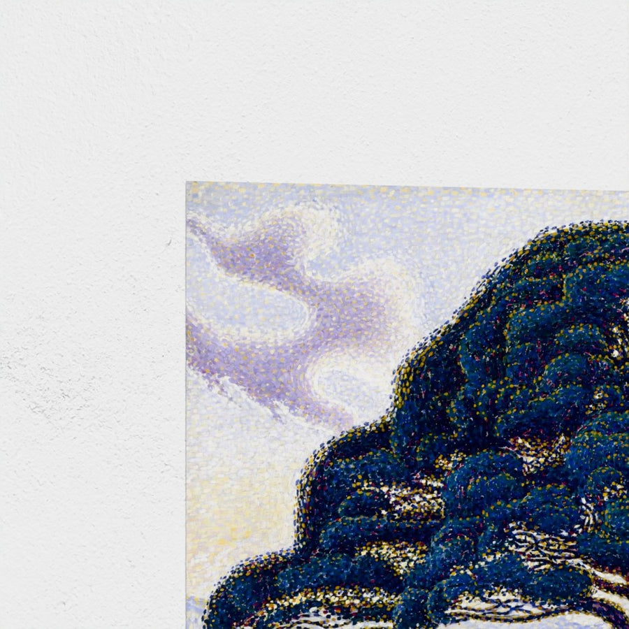 The Bonaventure Pine — unframed, corner detail