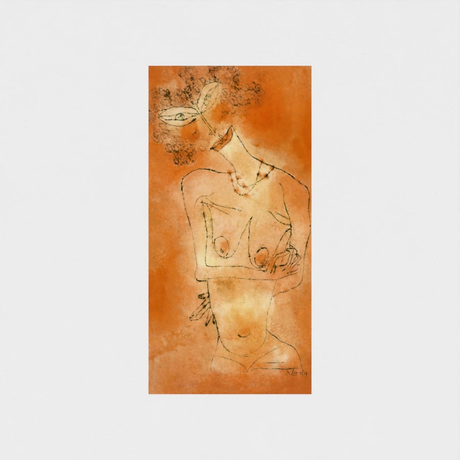 Lady Inclining Her Head — unframed, front