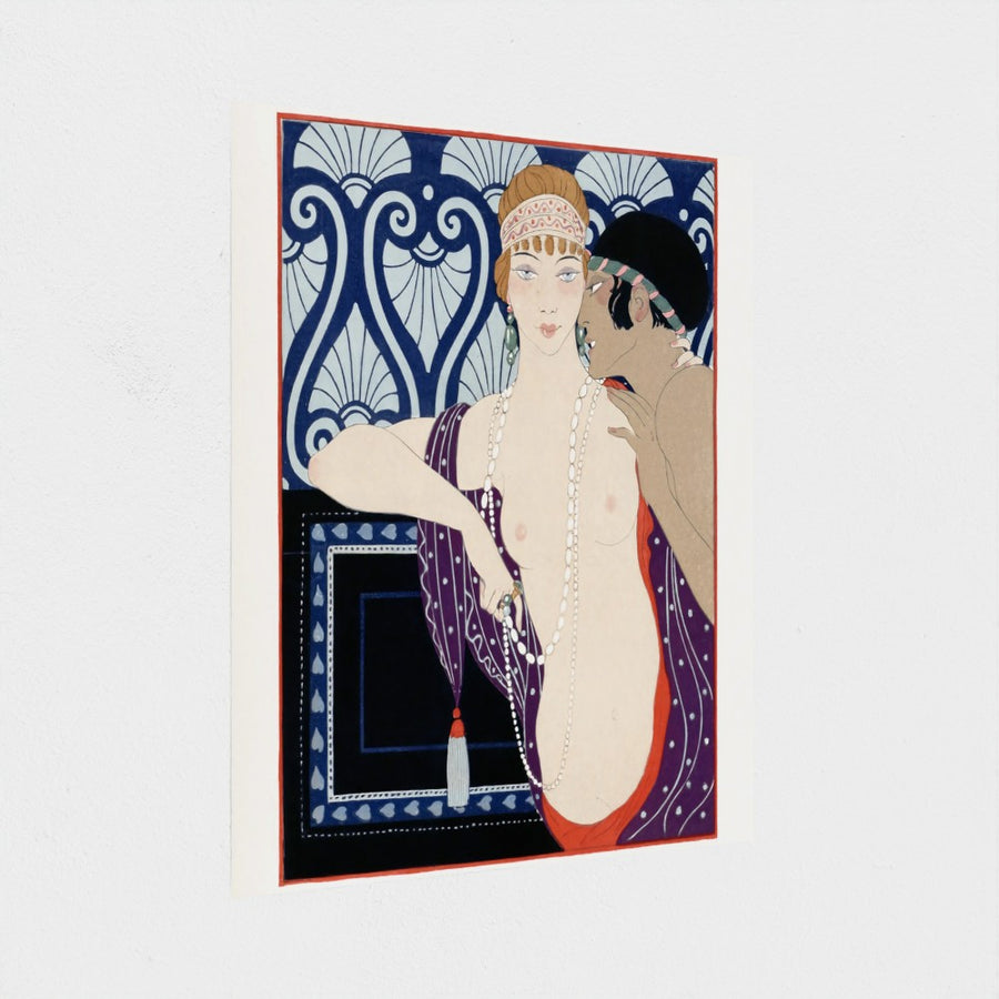 Les Trois Beautés de Mnasidika — unframed, at an angle