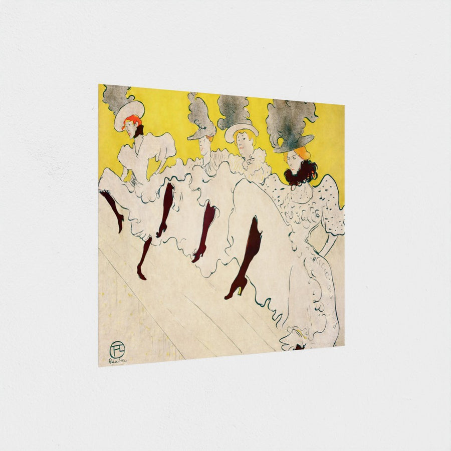 Mademoiselle Eglantine’s Troupe — unframed, at an angle