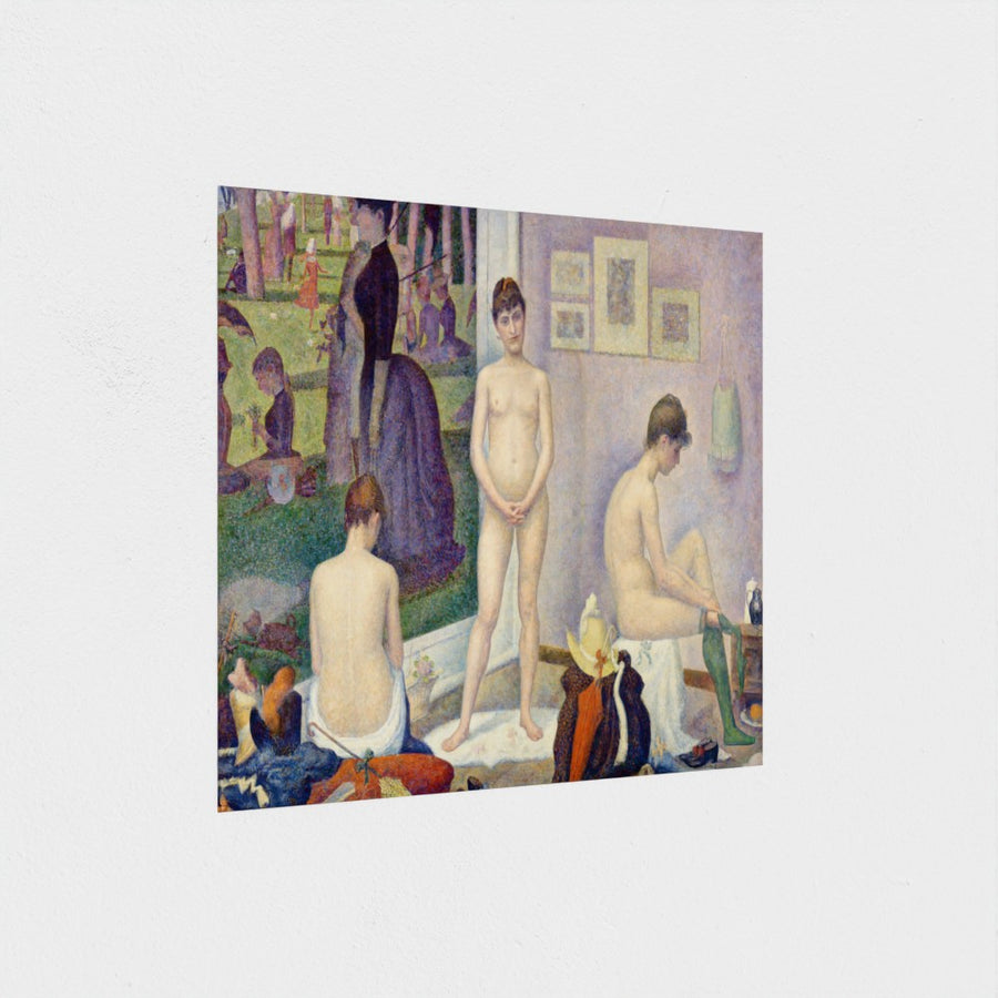 Models, Poseuses — unframed, at an angle