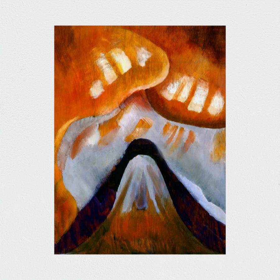 Mountain and Sky — unframed, front