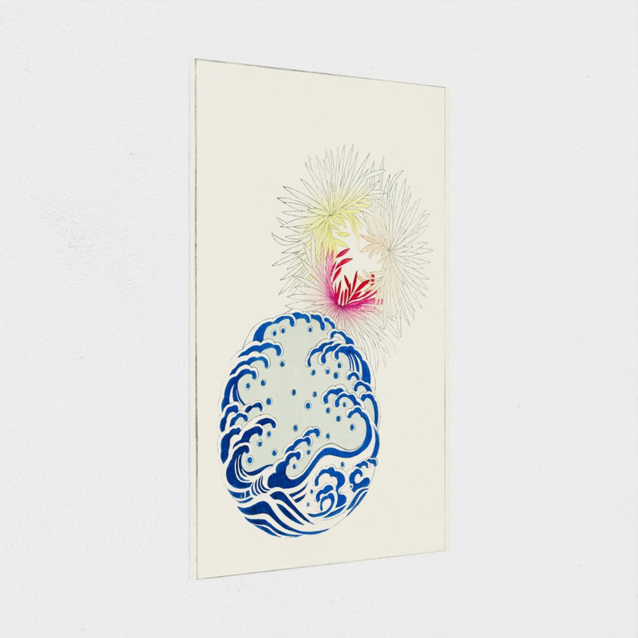 Nature illustration — unframed, at an angle