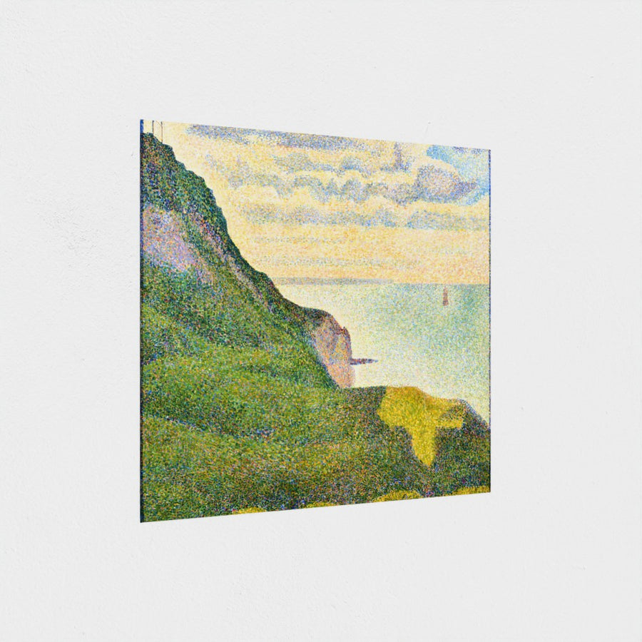 Seascape at Port-en-Bessin, Normandy — unframed, at an angle