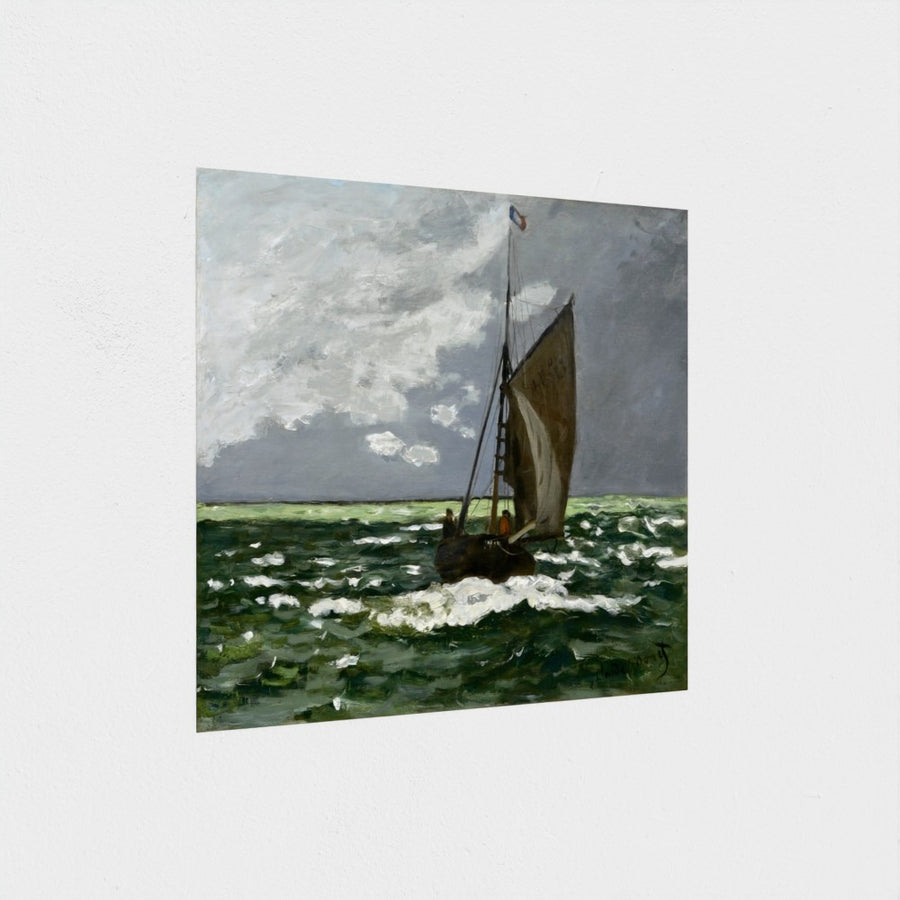 Seascape, Storm — unframed, at an angle