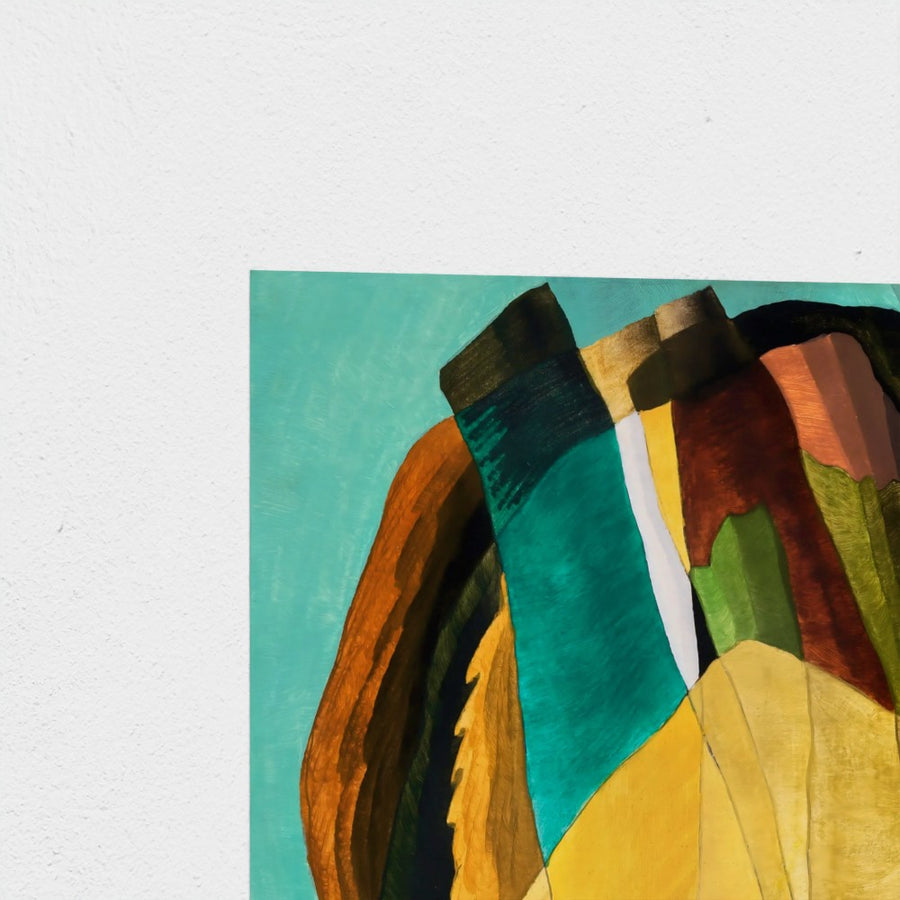 Shore Road — unframed, corner detail