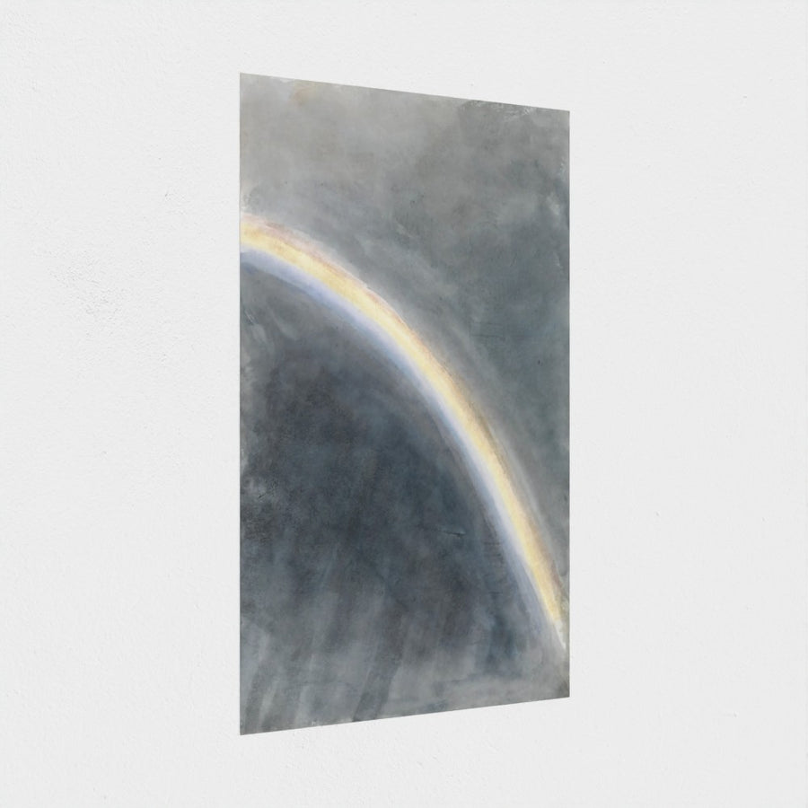 Sky Study with Rainbow — unframed, at an angle