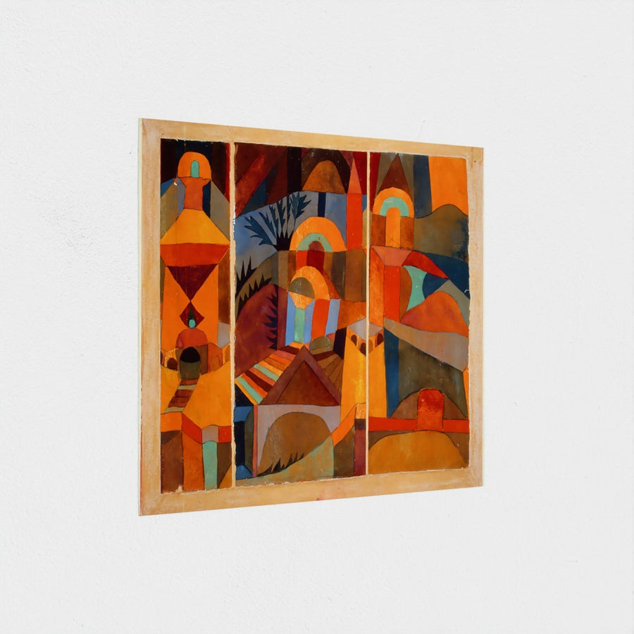 Temple Gardens — unframed, at an angle