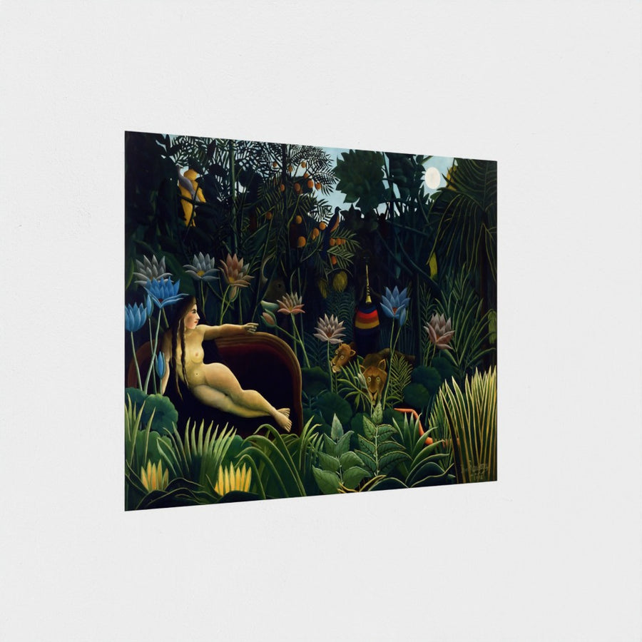 The Dream — unframed, at an angle