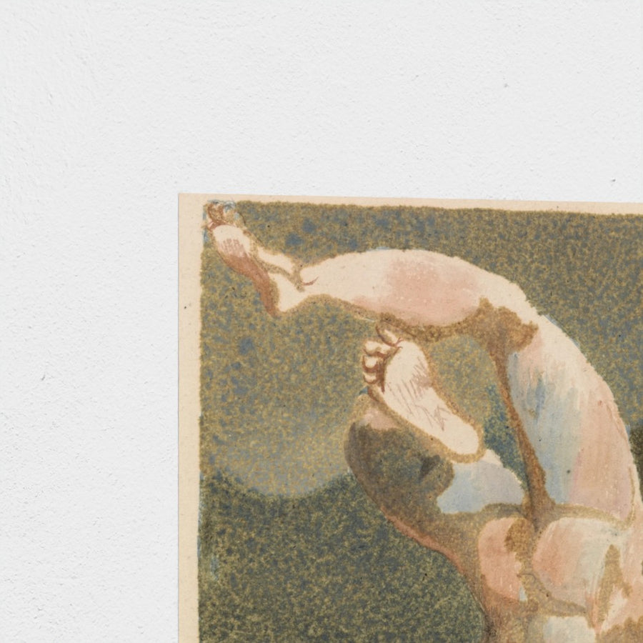 The First Book of Urizen, Plate 14 — unframed, corner detail