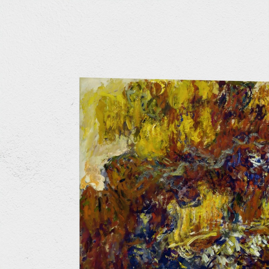 The Japanese Footbridge — unframed, corner detail