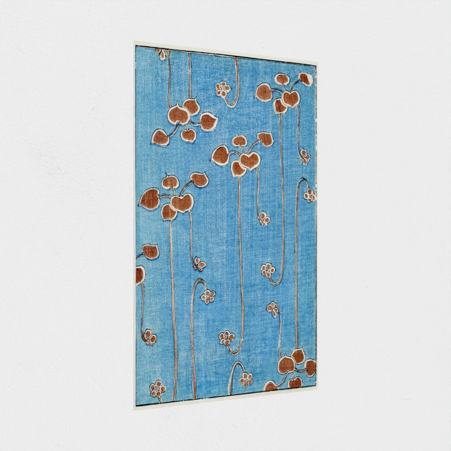 Vine illustration — unframed, at an angle