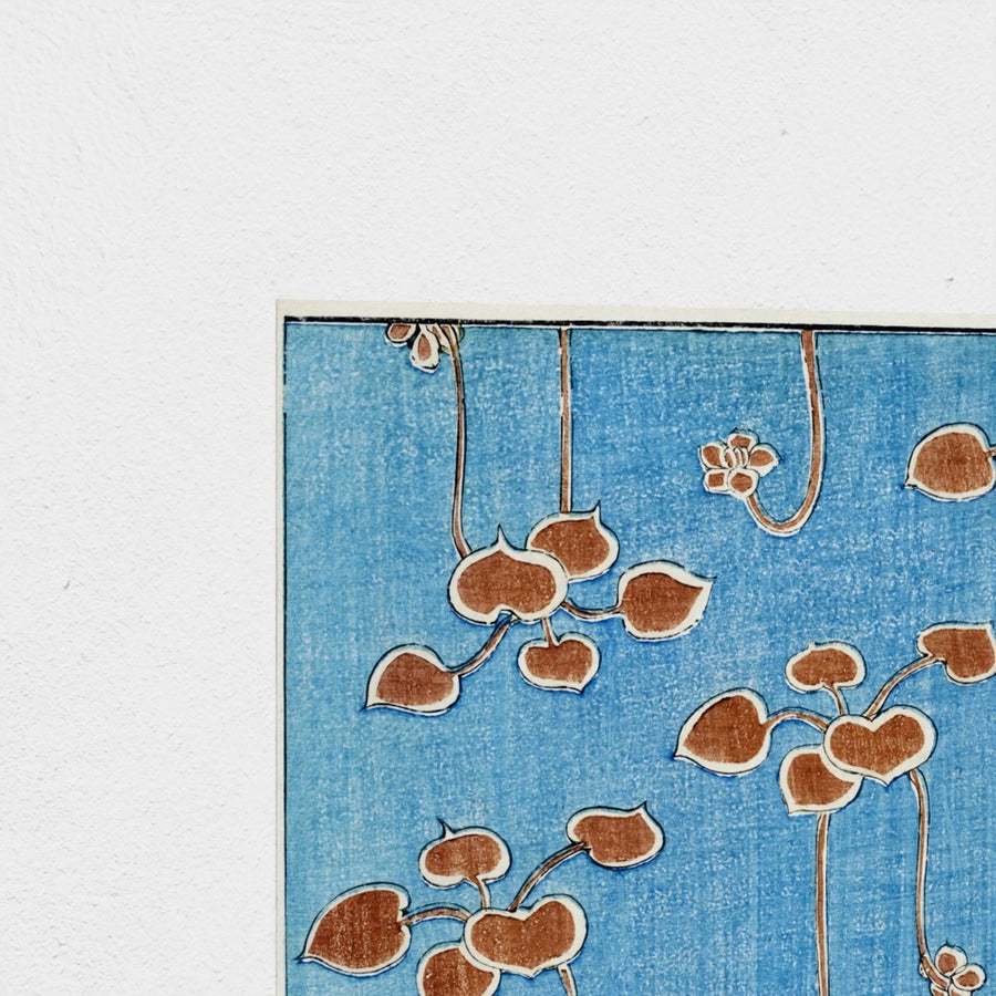 Vine illustration — unframed, corner detail