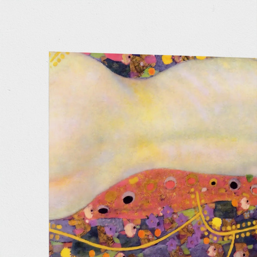 Water Serpents II — unframed, corner detail